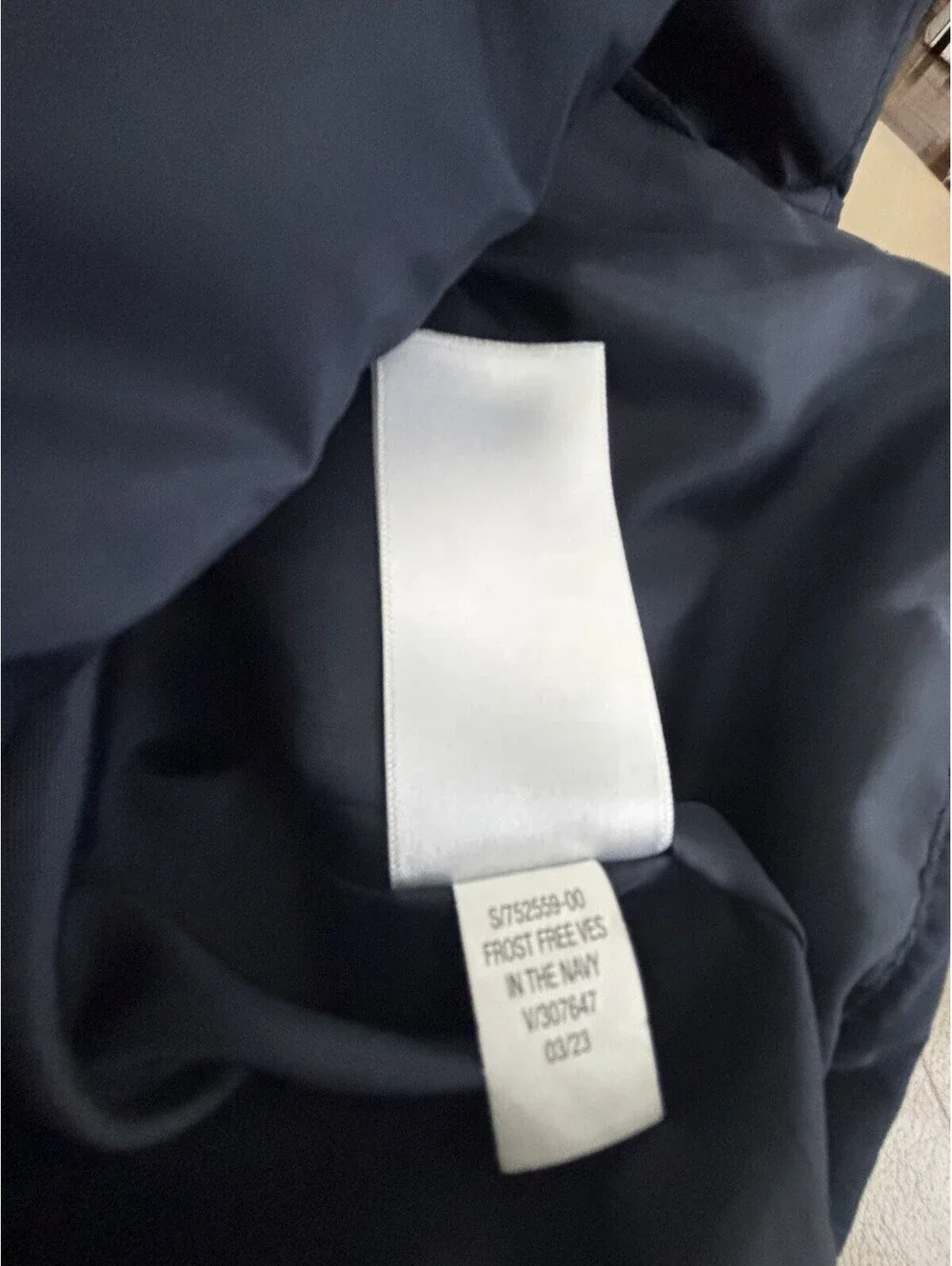 Old Navy 'Navy Blue' 4T Puffer Vest Full Zip